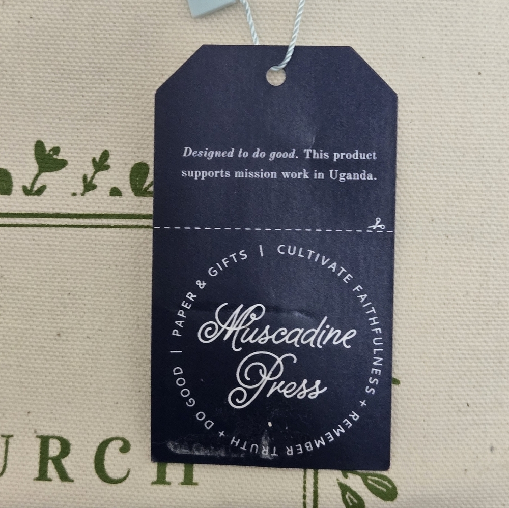 Bible Tote Bag Muscadine Press NWT - Picture 3 of 4